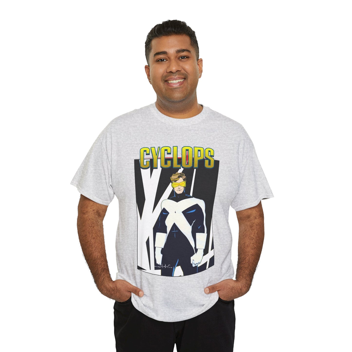 Cyclops T-Shirt - Walt Simonson Art - X-Men, X-Factor Member & Leader - Scott Summers - Marvel Comics