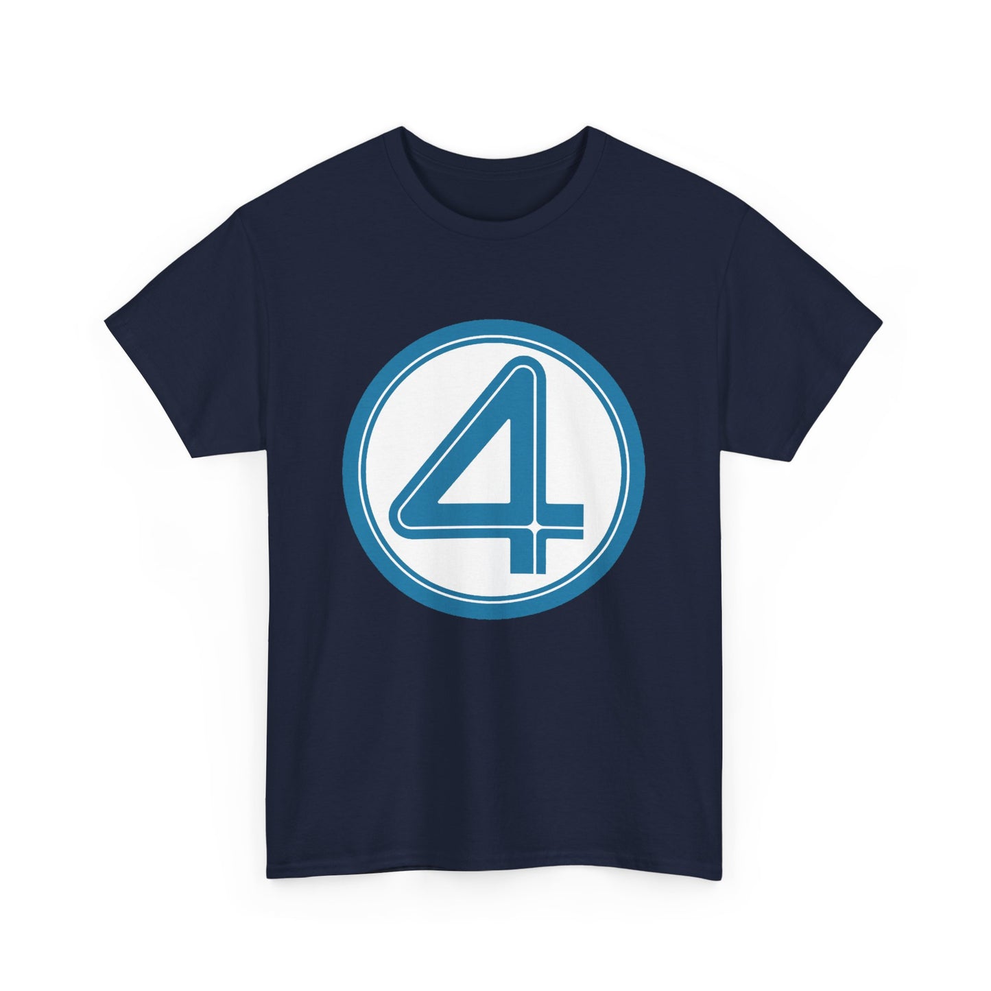 Fantastic Four Logo T-Shirt - New Marvel Movie 2025 - MCU - Pedro Pascal - 4 - Marvel Comics - Reed Richards