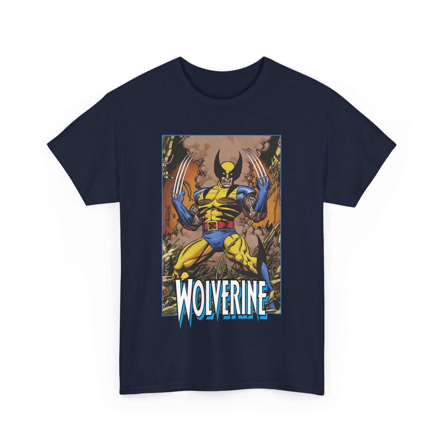 Wolverine T-Shirt - George Perez Art - Uncanny X-Men Member/Leader - Marvel Comics - Logan - Mutant Pride