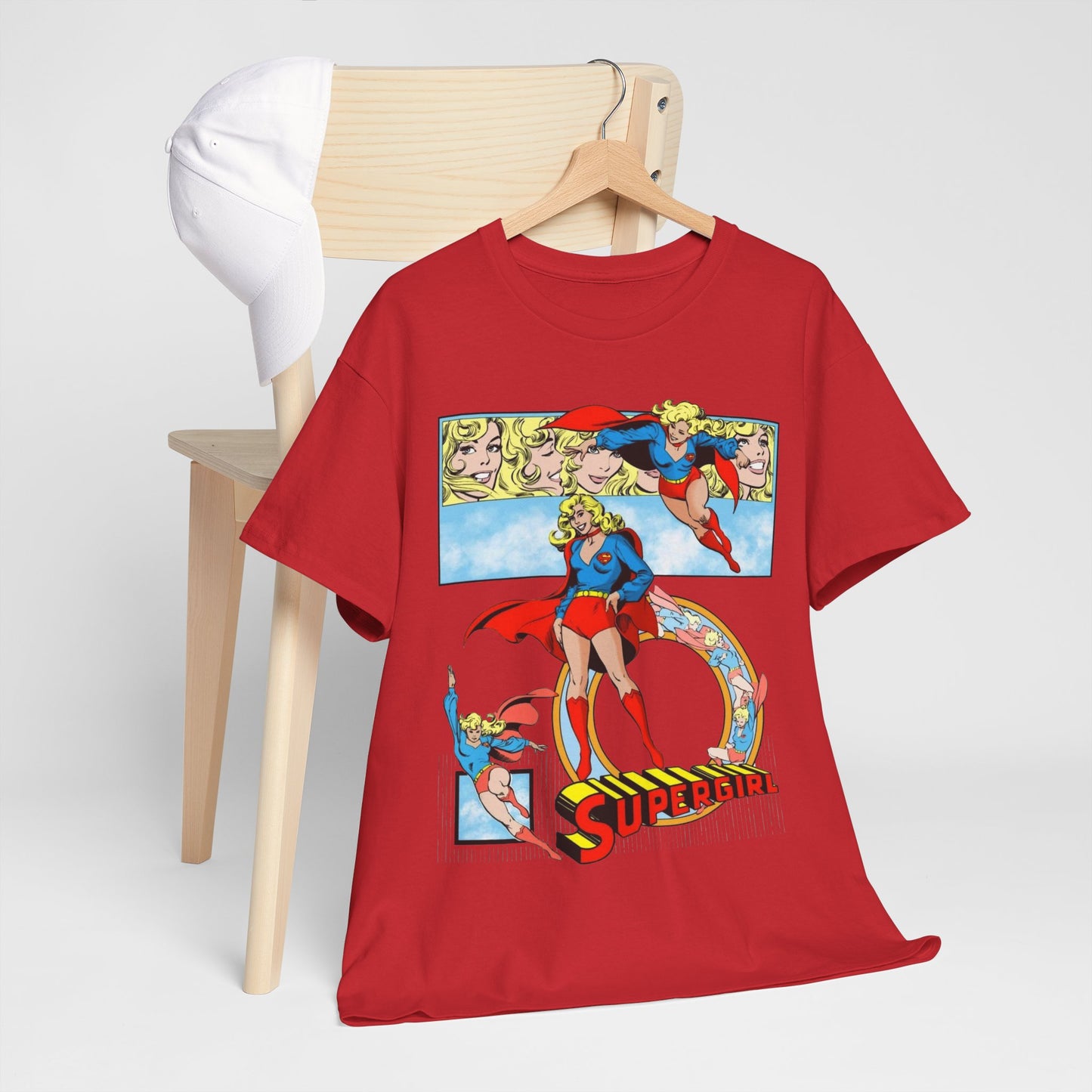 Supergirl T-Shirt - Krypton, Superman, Kara, Kandor - DC Comics - 1980s Art - Style Guide - Superman's Cousin