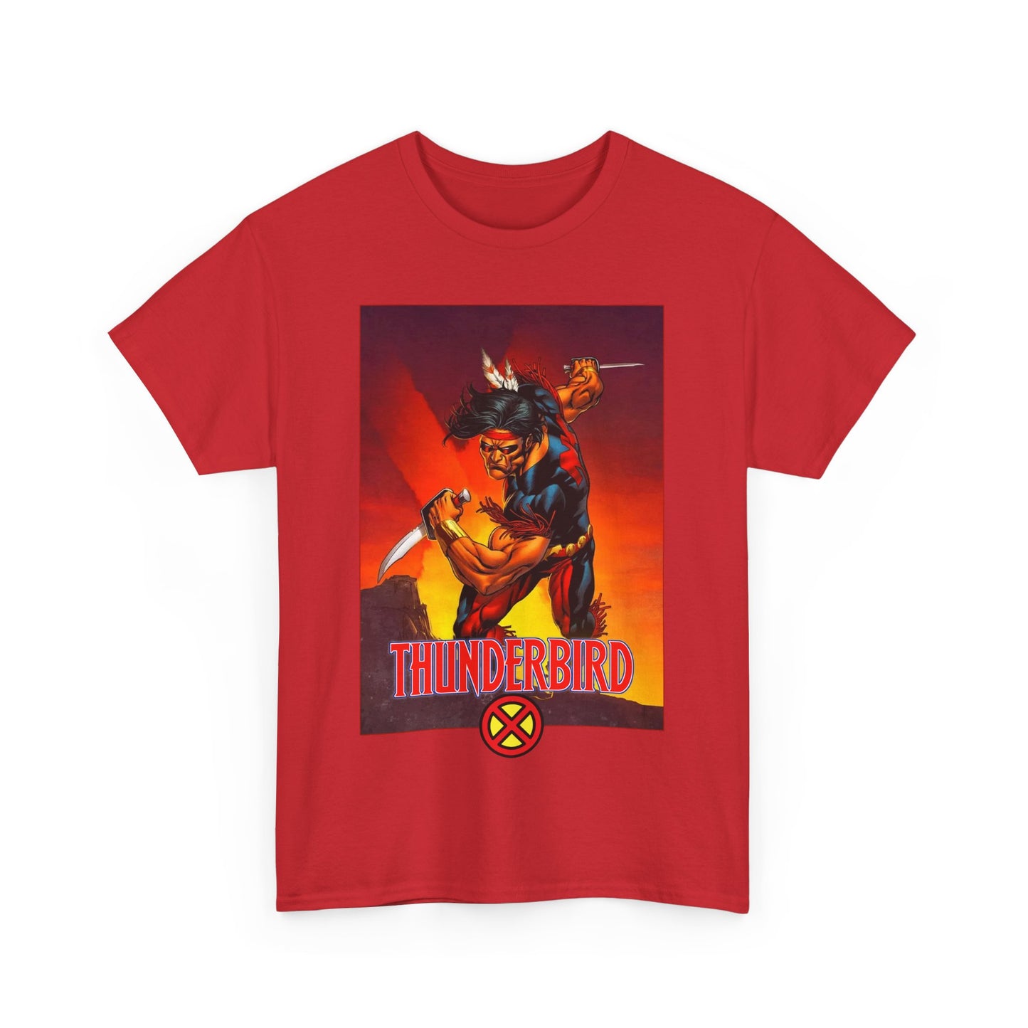 Thunderbird T-Shirt - John Proudstar, Original X-Men Member - Apache Native American - Marvel Comics