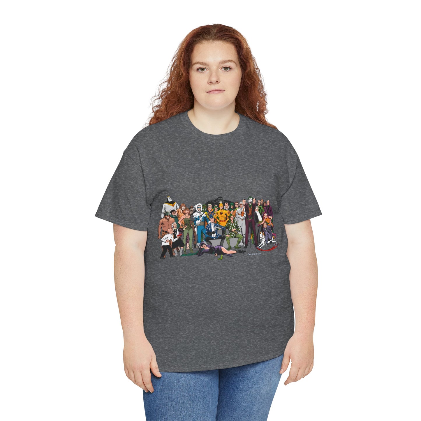 Secret Origins of Super-Villains T-Shirt - Dick Giordano Art - DC Comics - Joker, Mirror Master, Captain Cold, Lex Luthor, Scarecrow, Poison Ivy, Grodd