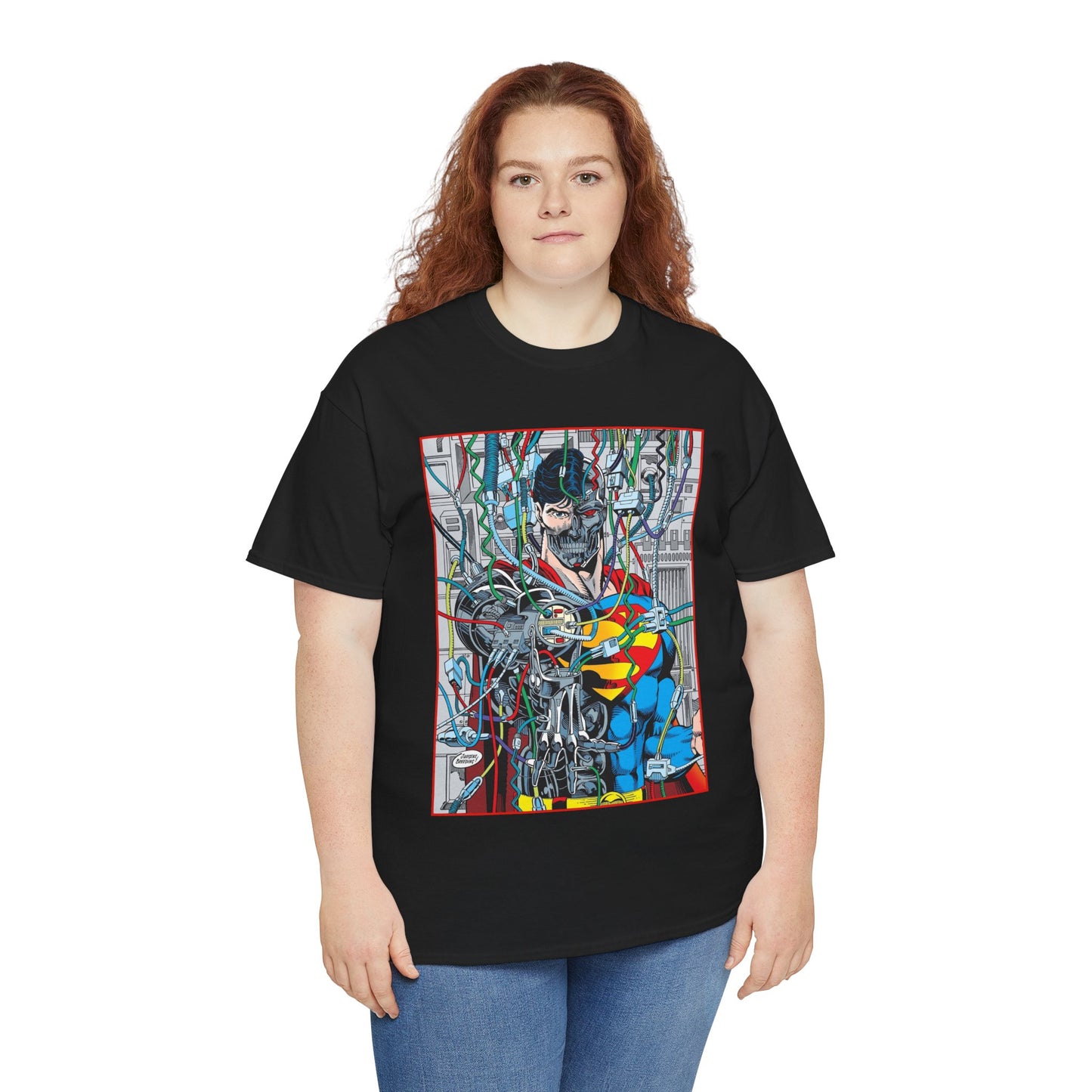 Cyborg Superman T-Shirt - DC Comics - Dan Jurgens Art - Reign of the Supermen - Popular 90s Story