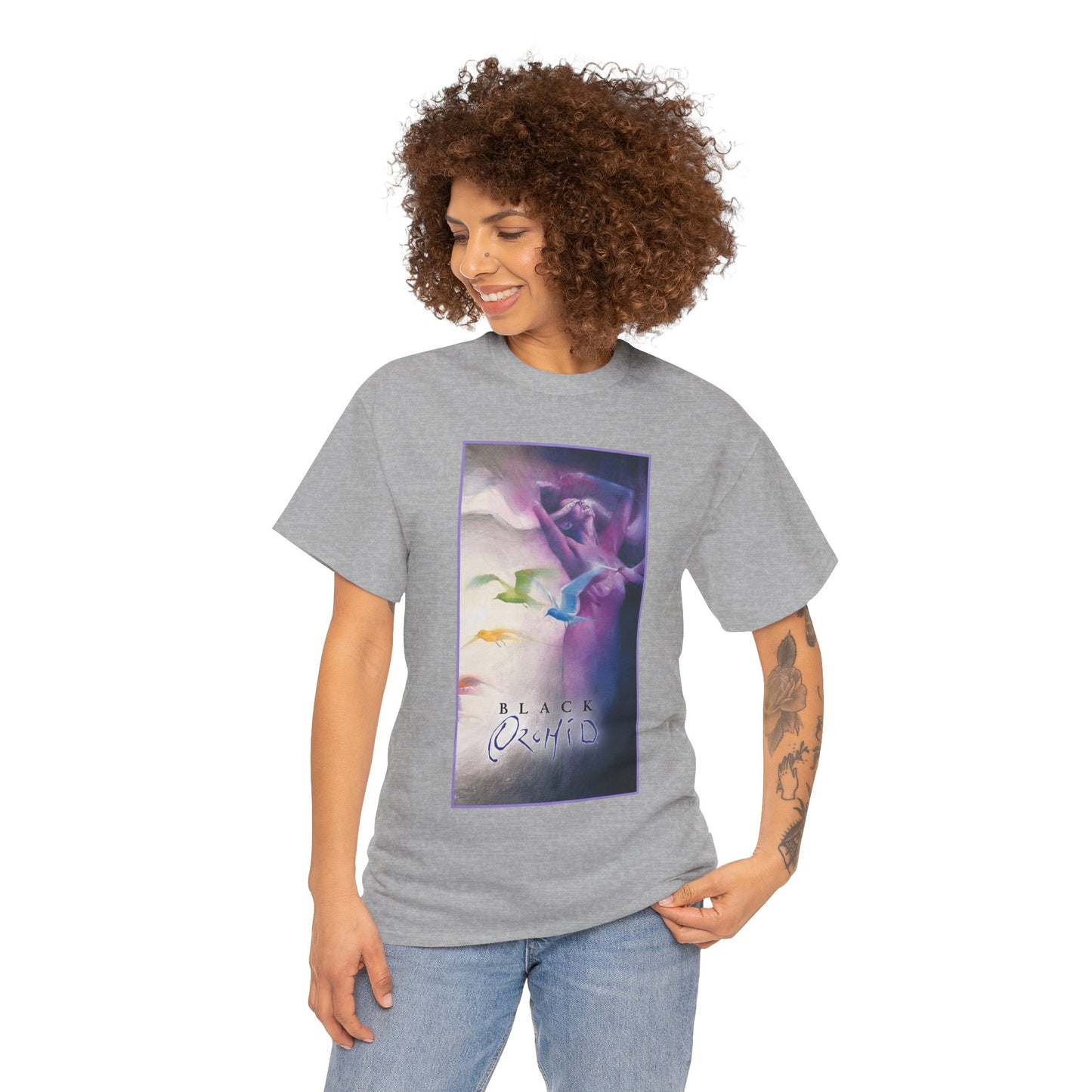 Black Orchid T-Shirt - Dave McKean Art - Susan Linden-Thorne - Neil Gaiman Story - DC Comics, Vertigo Comics