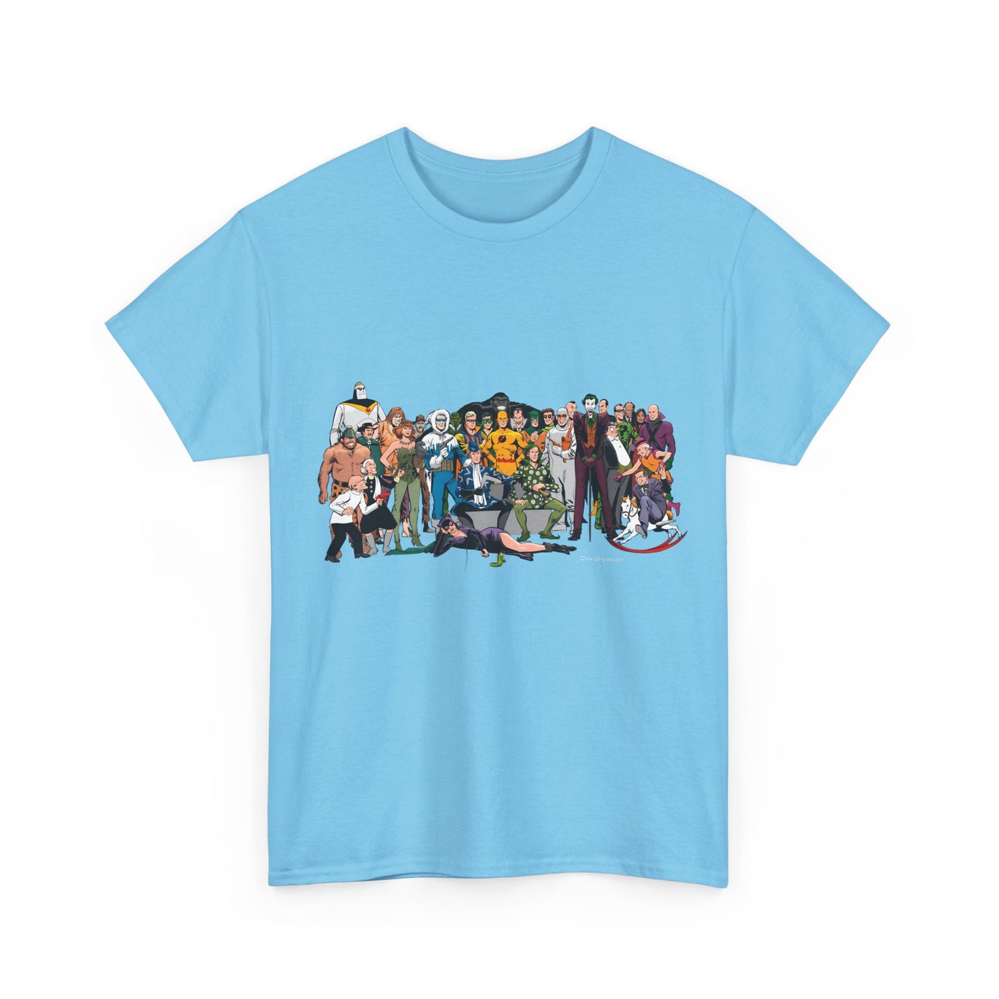 Secret Origins of Super-Villains T-Shirt - Dick Giordano Art - DC Comics - Joker, Mirror Master, Captain Cold, Lex Luthor, Scarecrow, Poison Ivy, Grodd