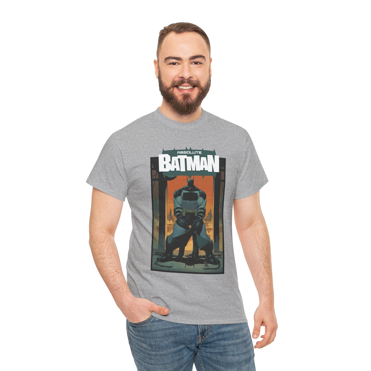 Absolute Batman T-Shirt - DC All-In Series - Amazing Nick Dragotta Art, Scott Snyder Story - Gotham City, Bruce Wayne - DC Comics