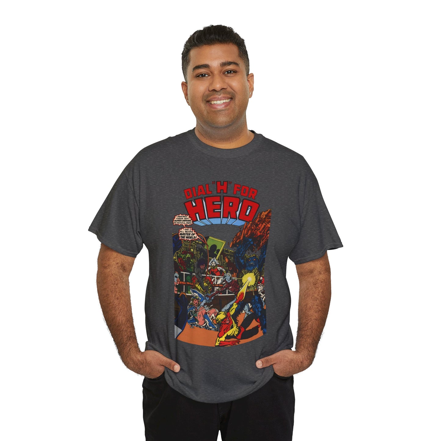 Dial "H" For Hero T-Shirt - George Perez Art - Chris King and Vicki Grant - Adventure Comics Series - DC Comics