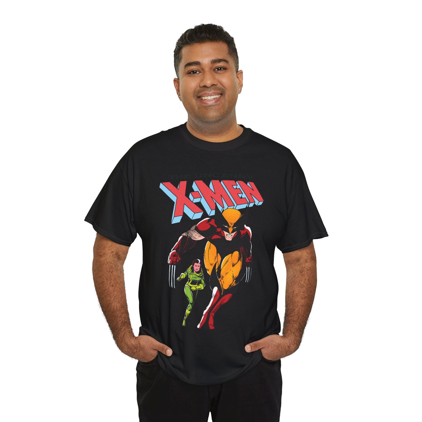Wolverine & Rogue T-Shirt - Paul Smith Art - X-Member, Mutants - Marvel Comics - Uncanny X-Men #173 Cover - Logan