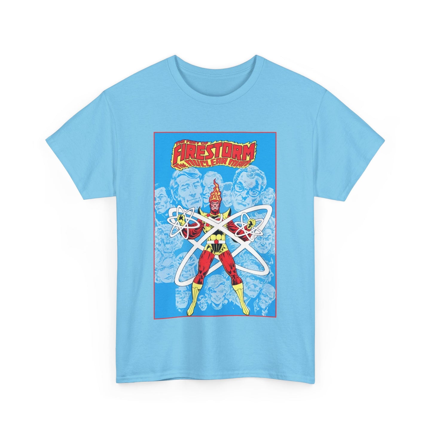 Fury of Firestorm T-Shirt - Pat Broderick Art - The Nuclear Man, Ronnie Raymond - JLA Member - DC Comics
