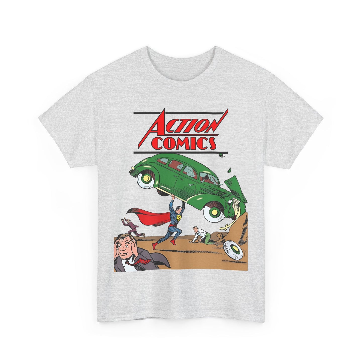 Superman T-Shirt - Action Comics #1 Cover Art - Clark Kent, Metropolis - DC Comics Key Image - Golden Age