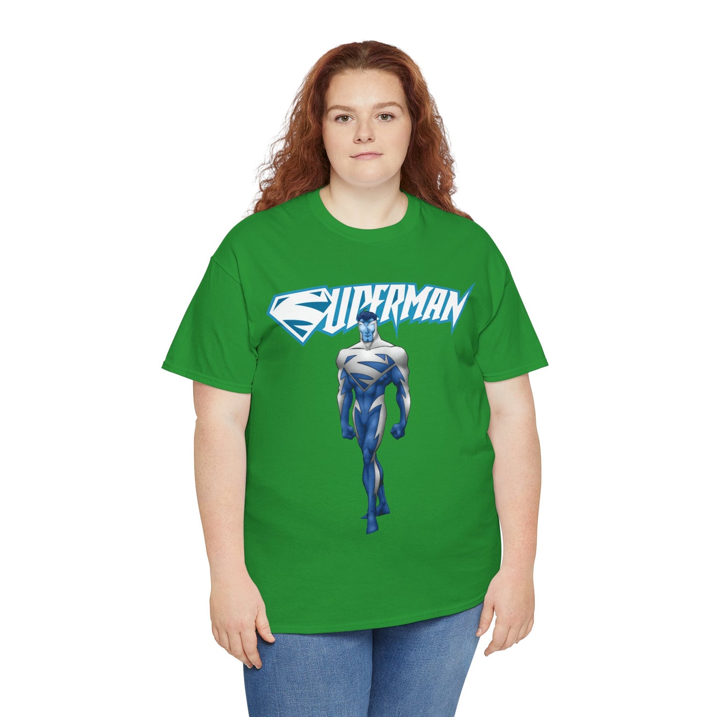Superman T-Shirt - Clark Kent - Man of Steel - DC Comics - Electric Superman 1990s Storyline