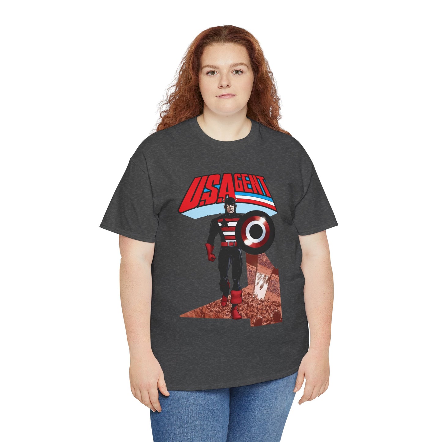 US Agent T-Shirt - Phil Jimenez Art - John Walker - Captain America Character - Marvel Comics