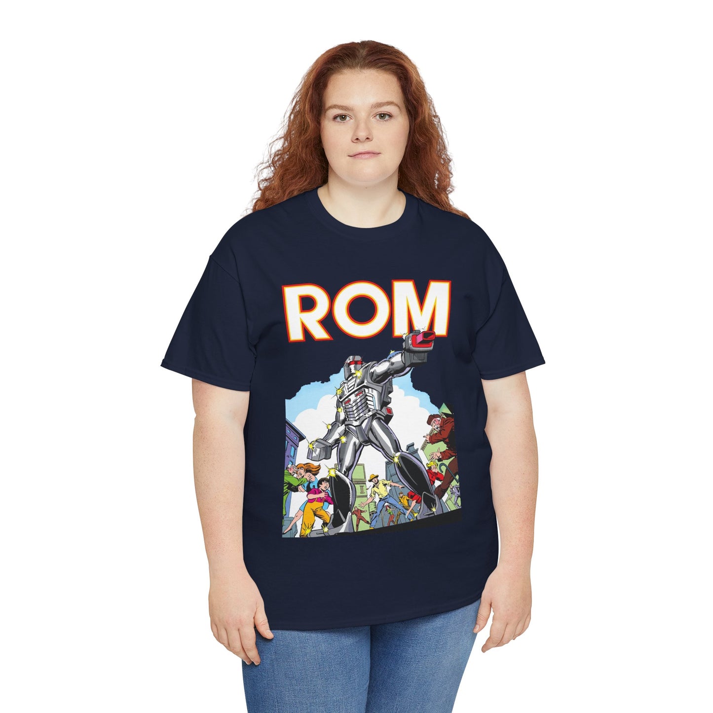 Rom: Spaceknight T-Shirt - Marvel Comics Art- Retro Character - Dire Wraiths