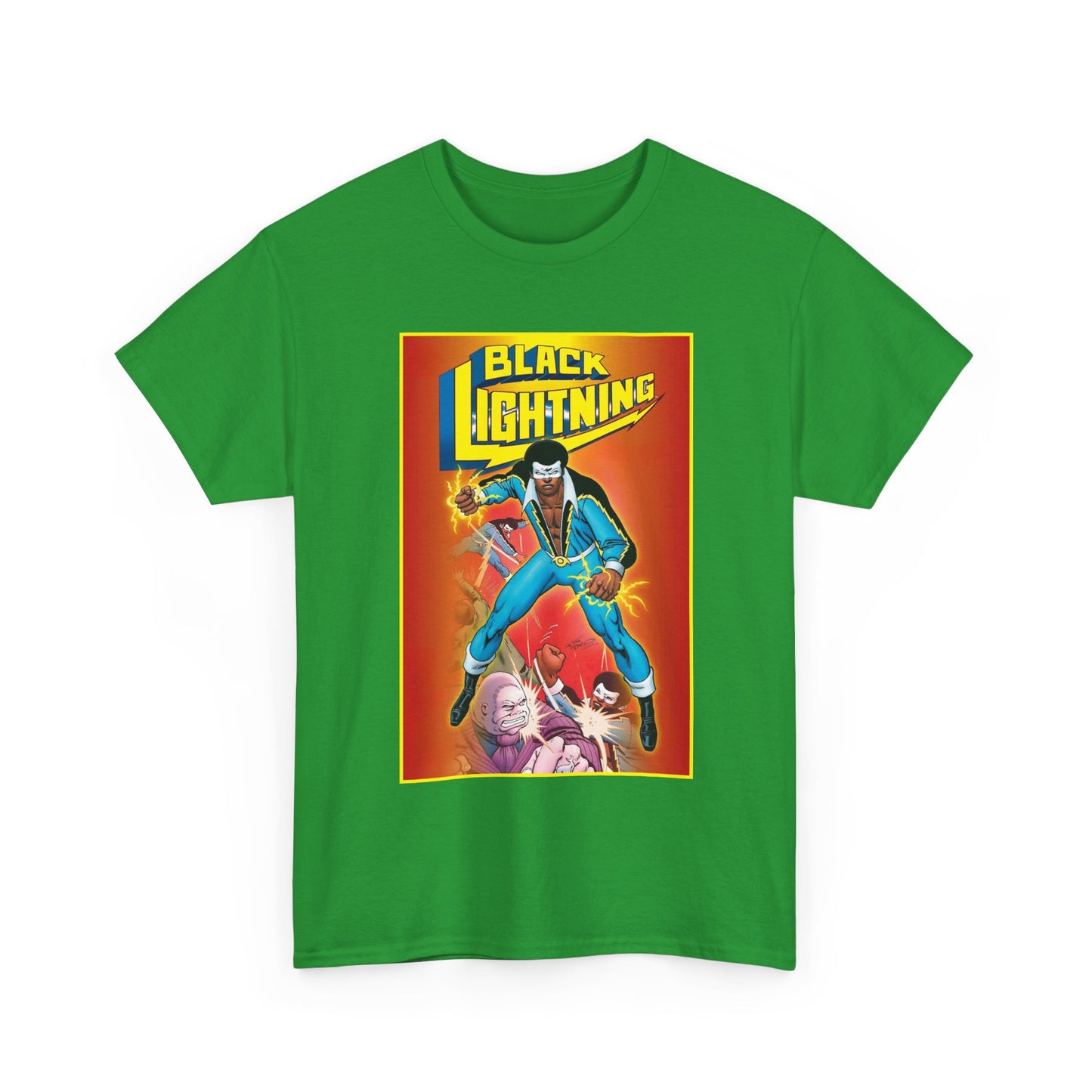 Black Lightning T-Shirt - Trevor Von Eeden Art - Jefferson Pierce - Suicide Slum, Metropolis - DC Comics