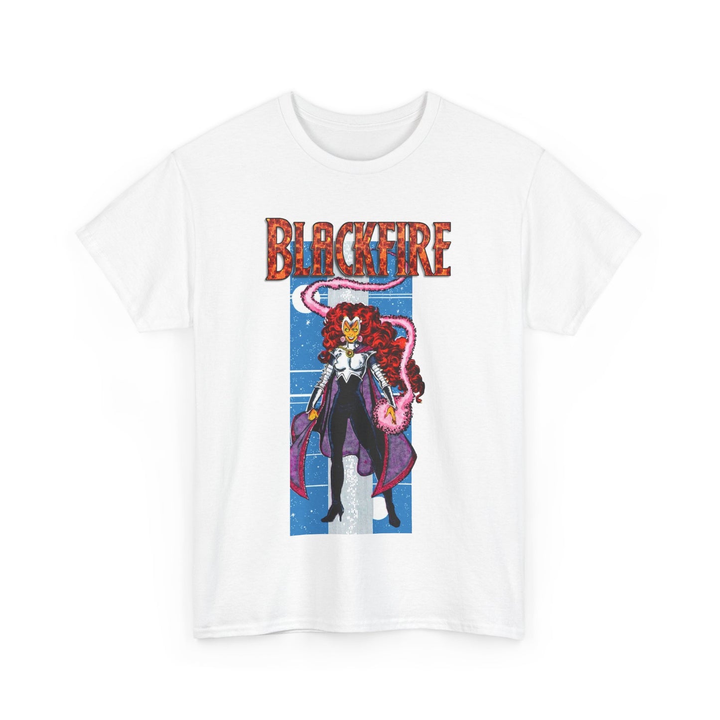 Blackfire T-Shirt - George Perez Art - New Teen Titans Enemy, Starfire's Evil Sister - From Tamaran - DC Comics