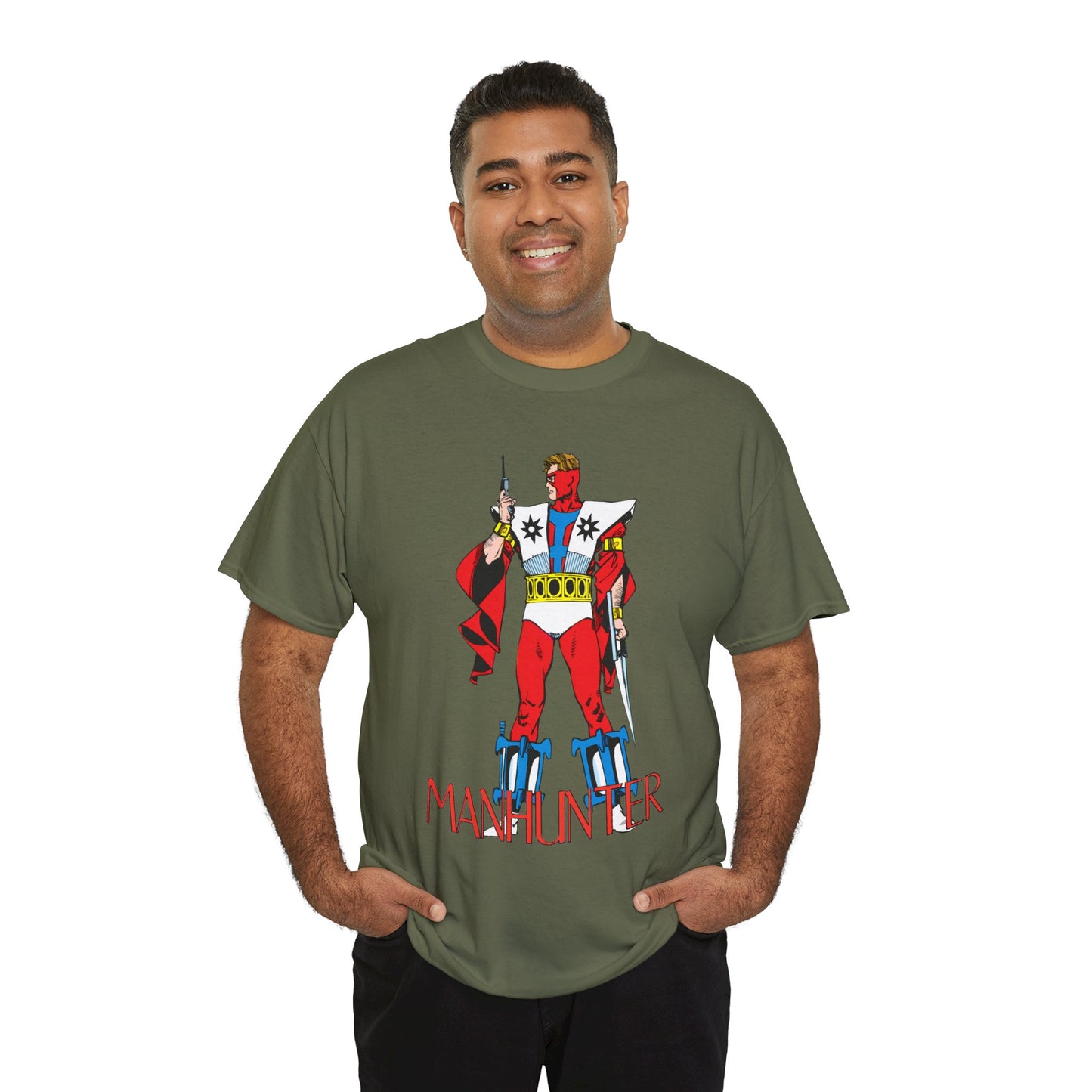 Manhunter T-Shirt - Walt Simonson Comic Book Art - Paul Kirk - Popular DC Comics Character 1970s - Batman Connection - Detective Comics