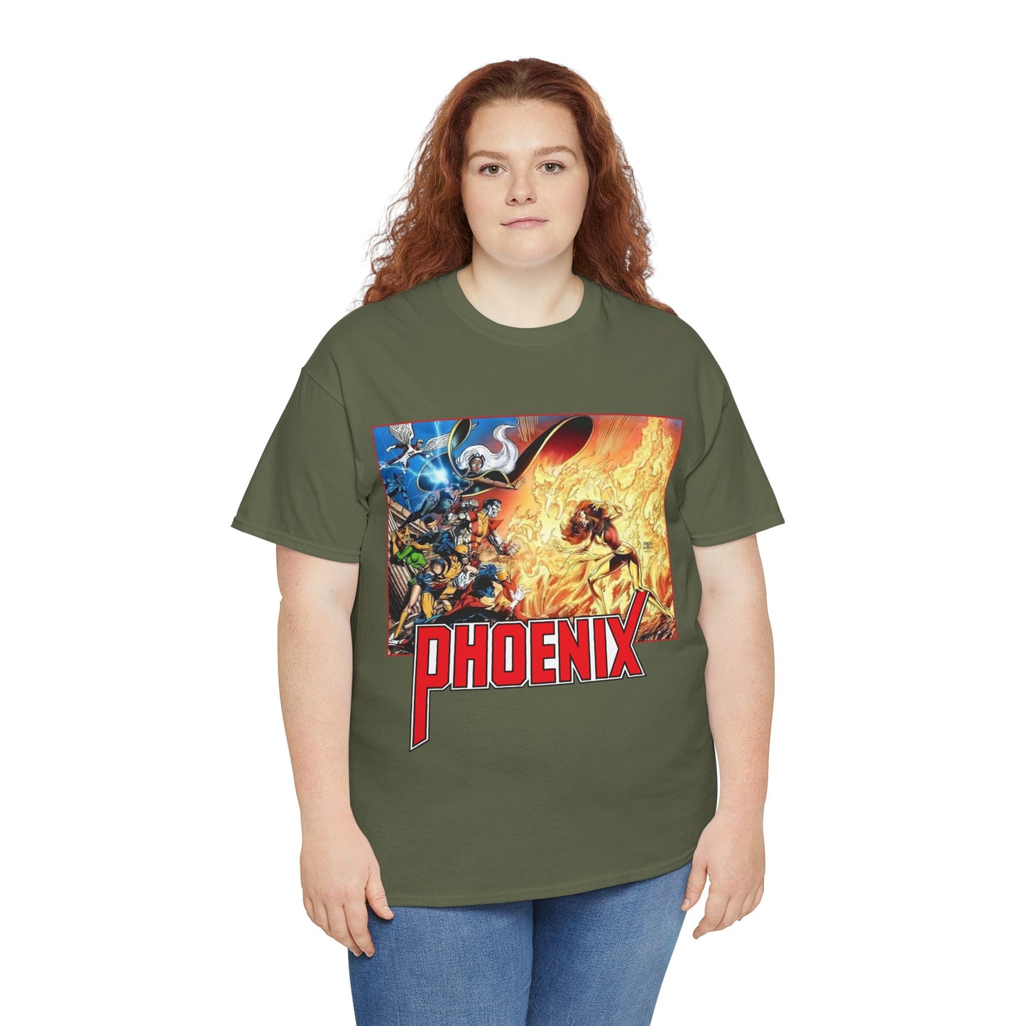 Phoenix T-Shirt - John Byrne Art - Untold X-Men Story - Jean Grey - Marvel Comics - Cyclops, Wolverine
