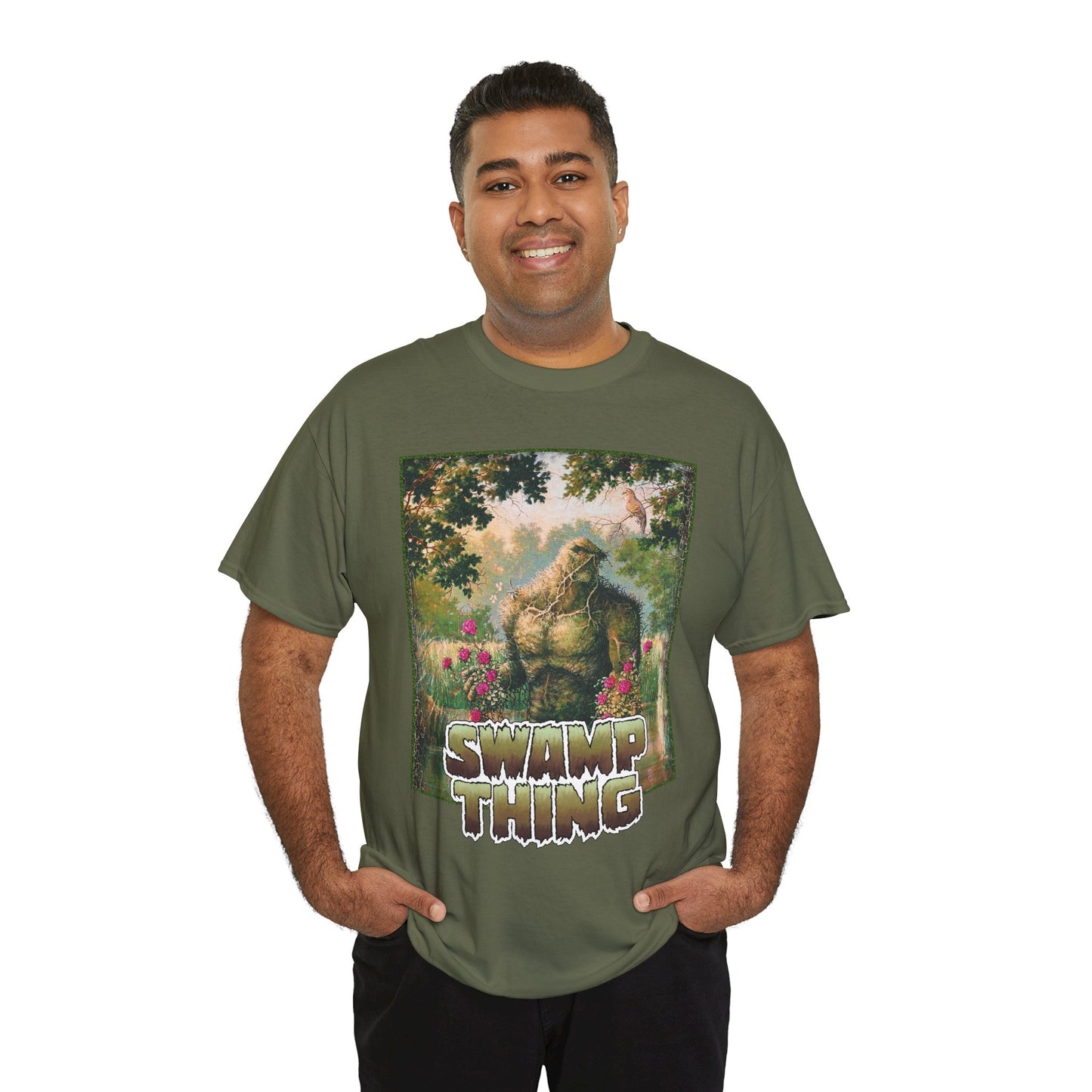 Swamp Thing T-Shirt - Michael Zulli Art From the 1993 Poster - Alec Holland, Parliament of Trees - DC Comics, Vertigo Comics