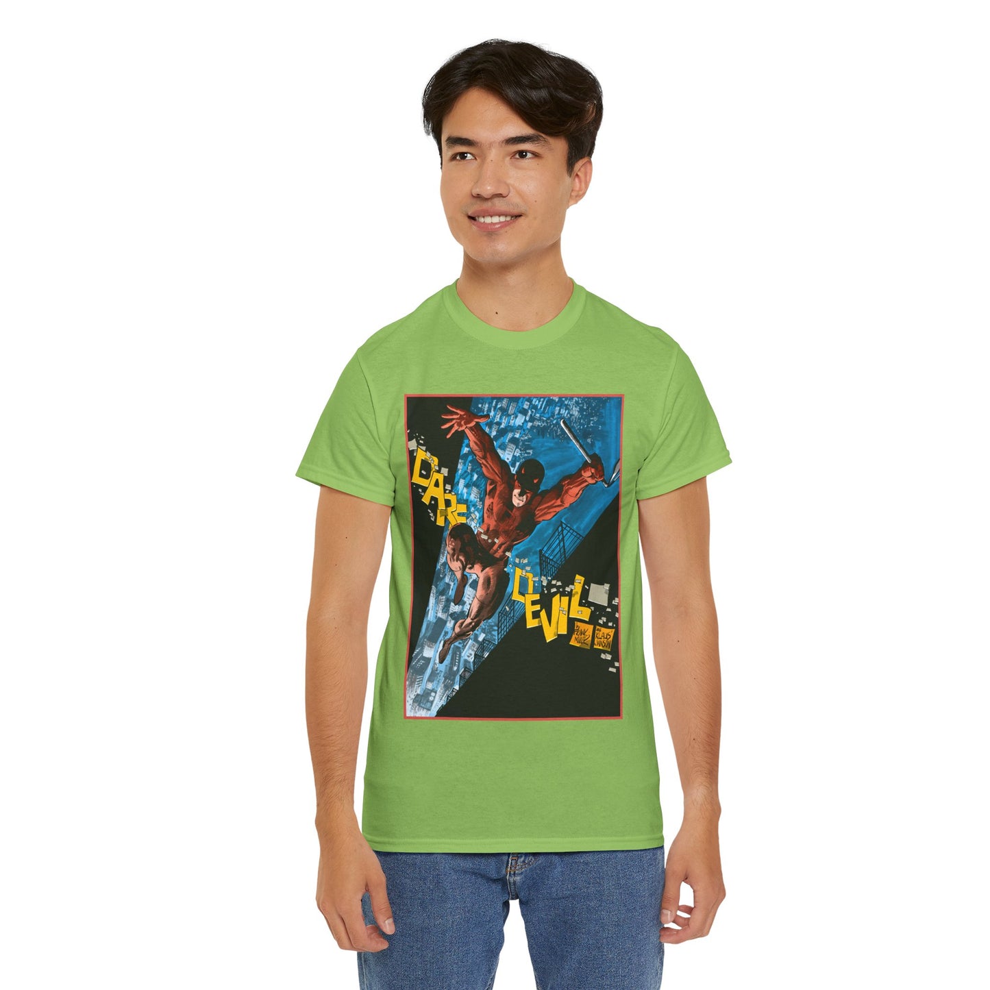 Daredevil T-Shirt - Frank Miller & Klaus Janson Art - The Man With No Fear - Hell's Kitchen - Marvel Comics