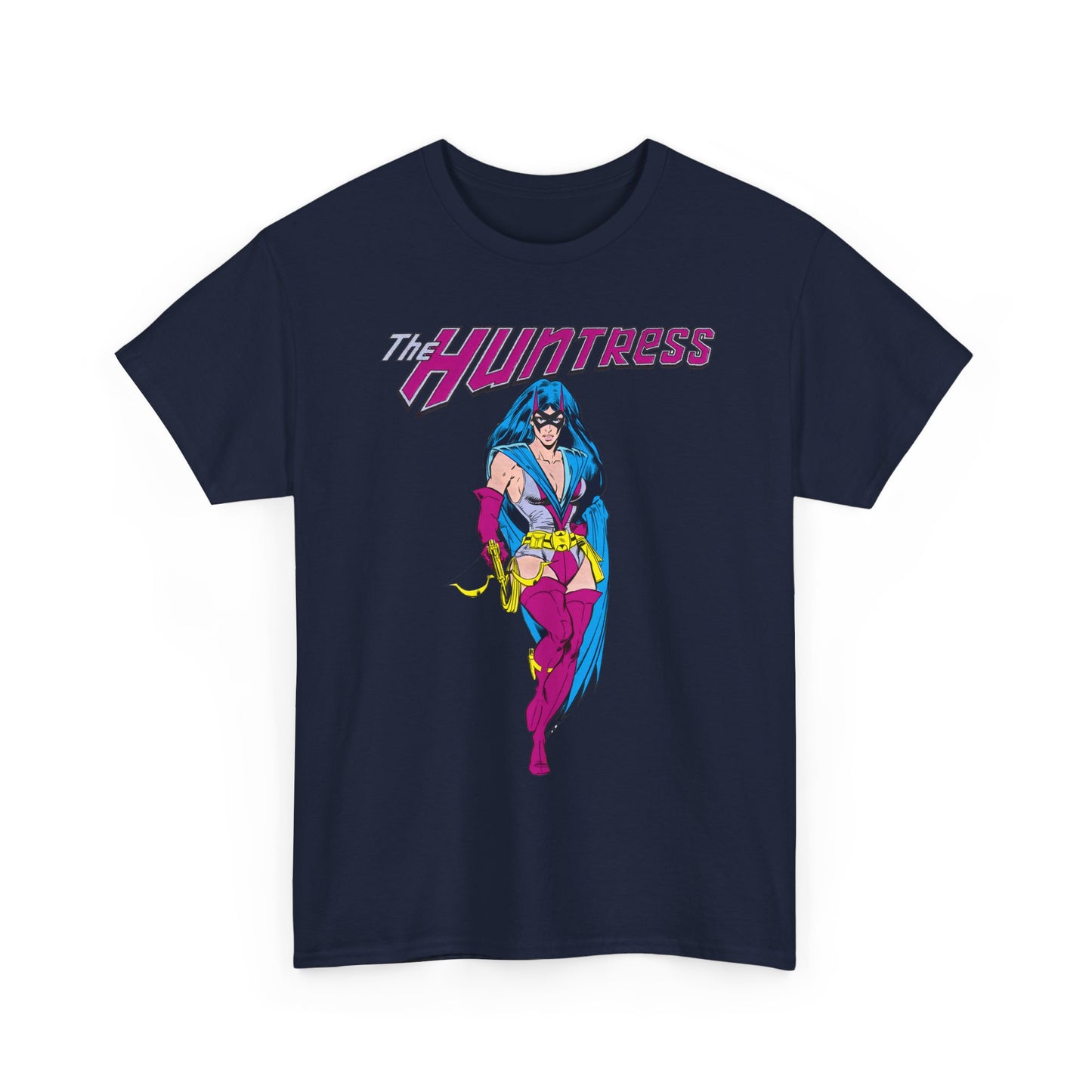 Huntress T-Shirt - Joe Staton Art - Helena Wayne, Daughter of Earth 2 Batman & Catwoman - Pre-Crisis JSA Member - DC Comics