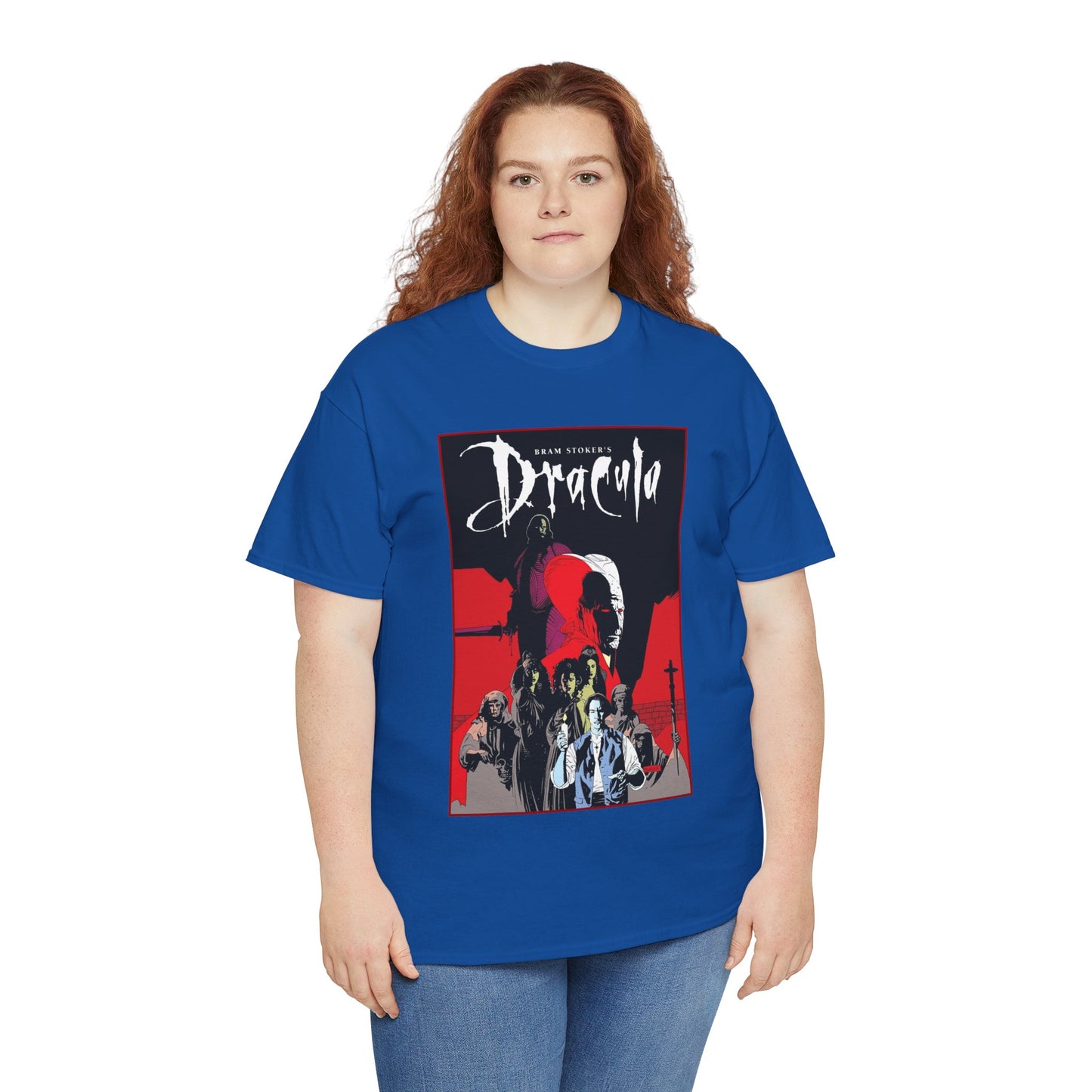 Bram Stoker's Dracula T-Shirt - Mike Mignola Art - Francis Ford Coppola Movie - Mina Murray, Jonathan Harker