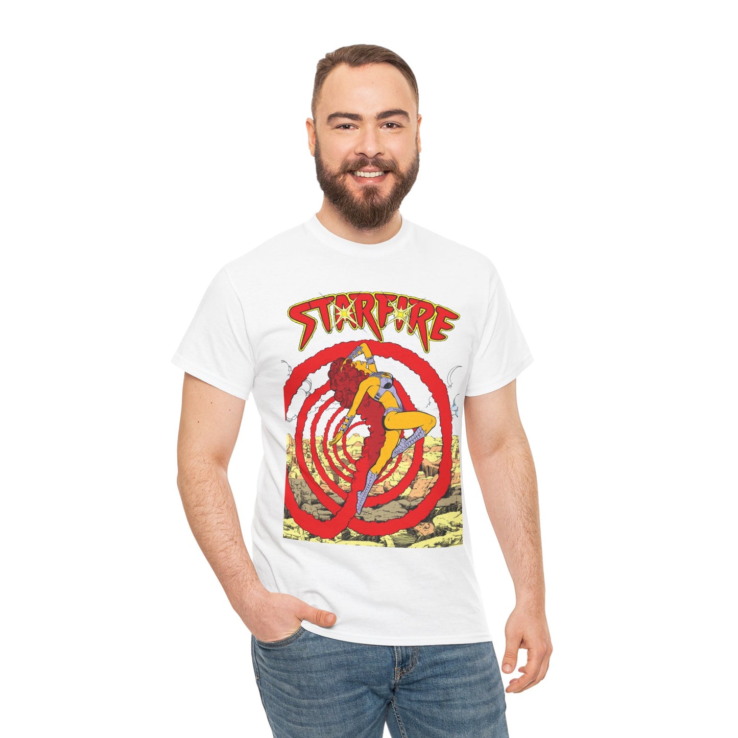Starfire T-Shirt - George Perez Art - New Teen Titans Member - DC Comics - Koriand'r, Princess from Tamaran