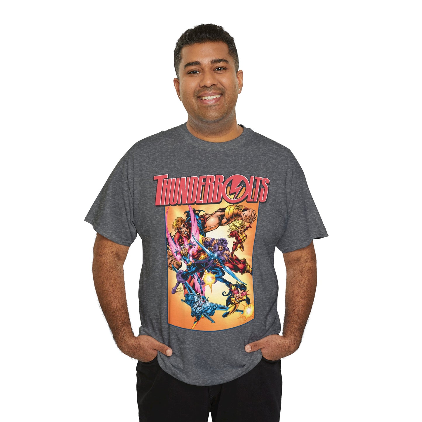 Thunderbolts T-Shirt - Mark Bagley Art - Hawkeye, Songbird - Marvel Comics - Avengers Connection