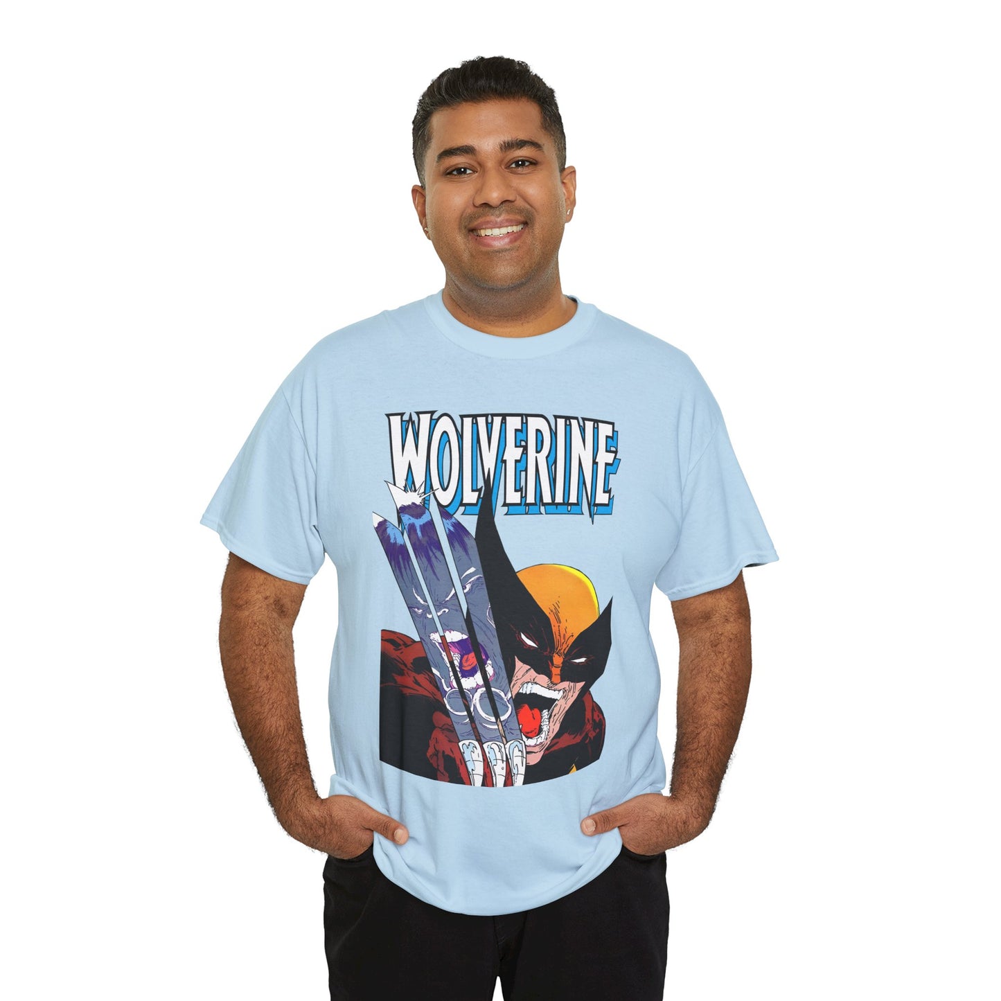 Wolverine T-Shirt - Amazing Todd McFarlane Art - Classic Image Vs Incredible Hulk - Marvel Comics - Logan