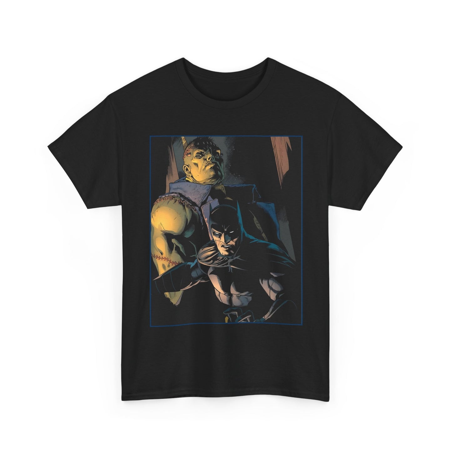 Batman & Frankenstein T-Shirt - Doug Mahnke Art - DC Comics