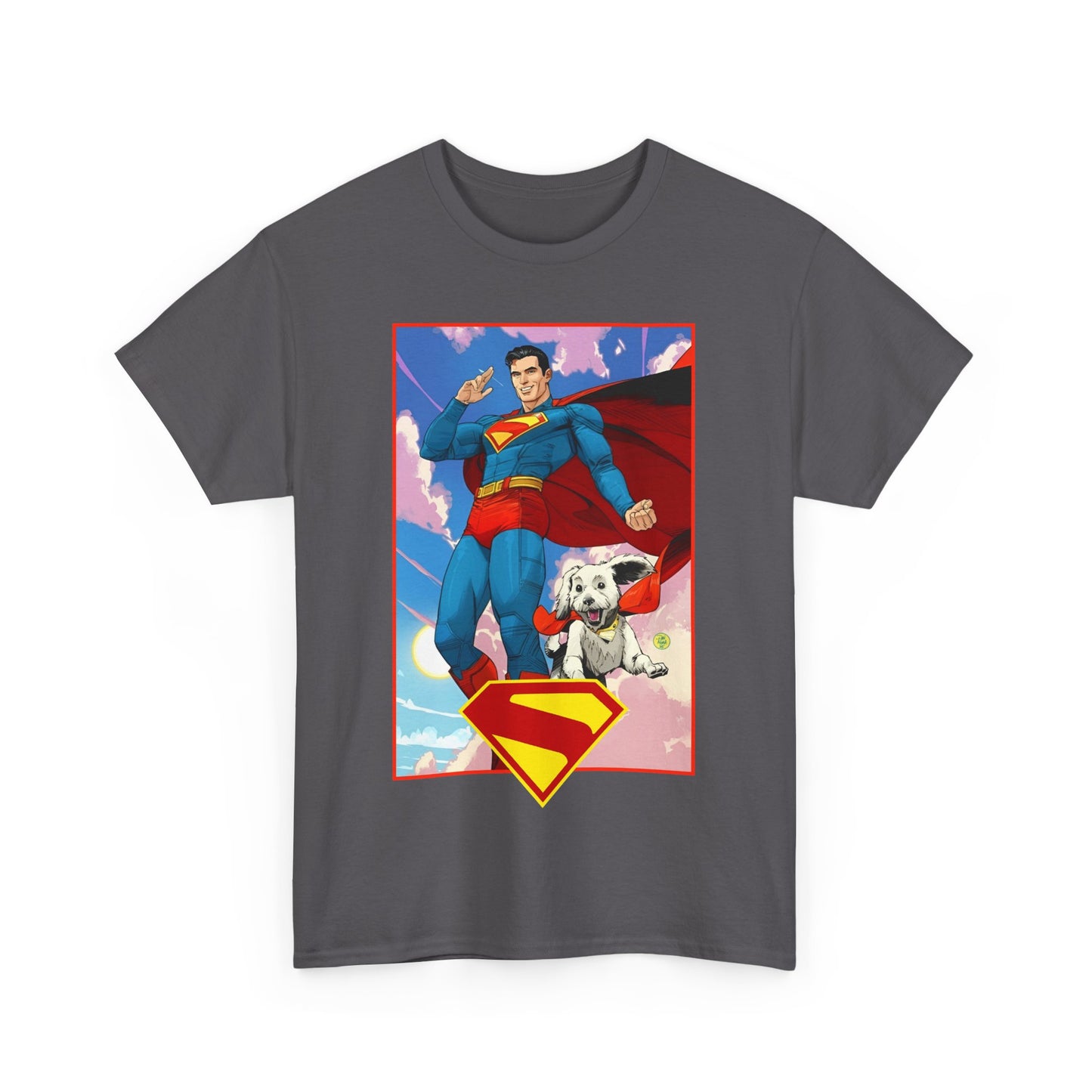 Superman & Krypto T-Shirt - DC Comics - New James Gunn Movie 2025 - Dan Mora Art - Man of Steel