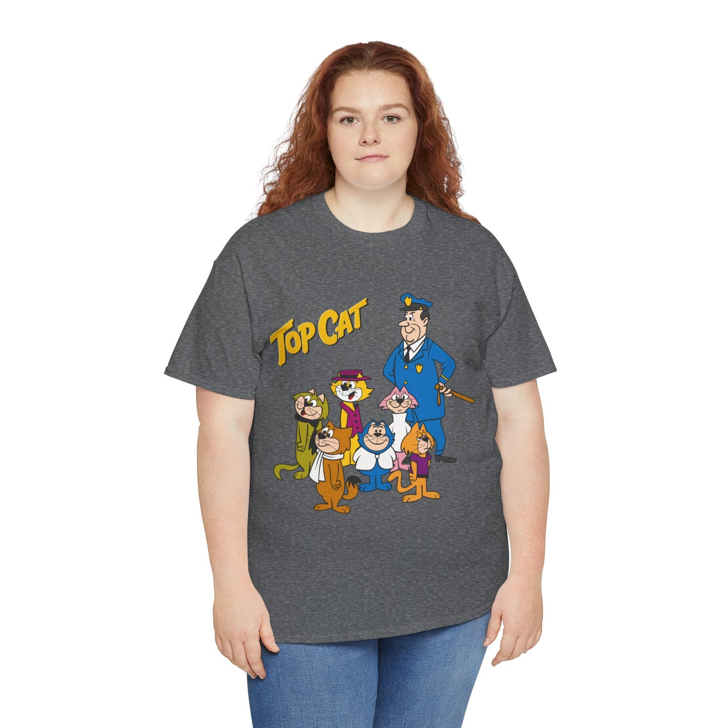 Top Cat & His Gang T-Shirt - Popular Hanna-Barbera 1960s TV Cartoon - Brain, Spook, Benny the Ball
