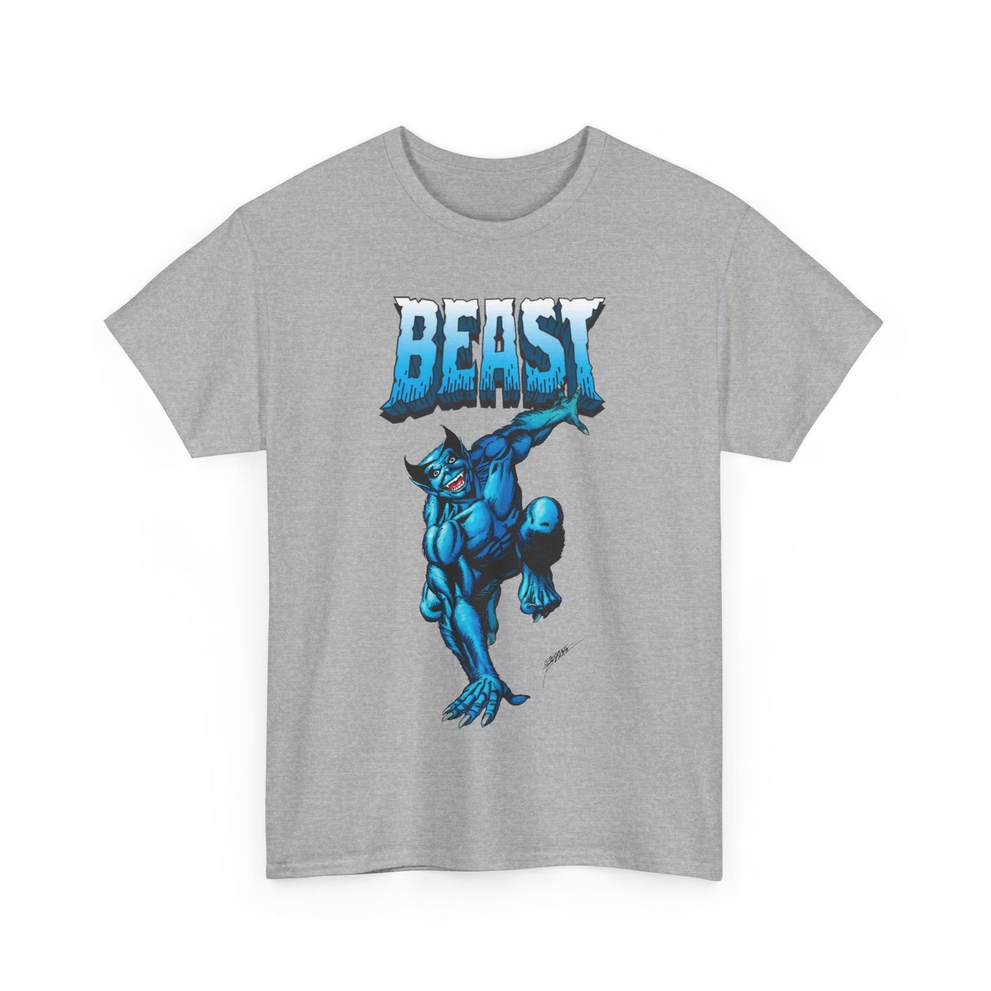 Beast T-Shirt - George Perez Art - Avengers, X-Men Member - Hank McCoy - Marvel Comics
