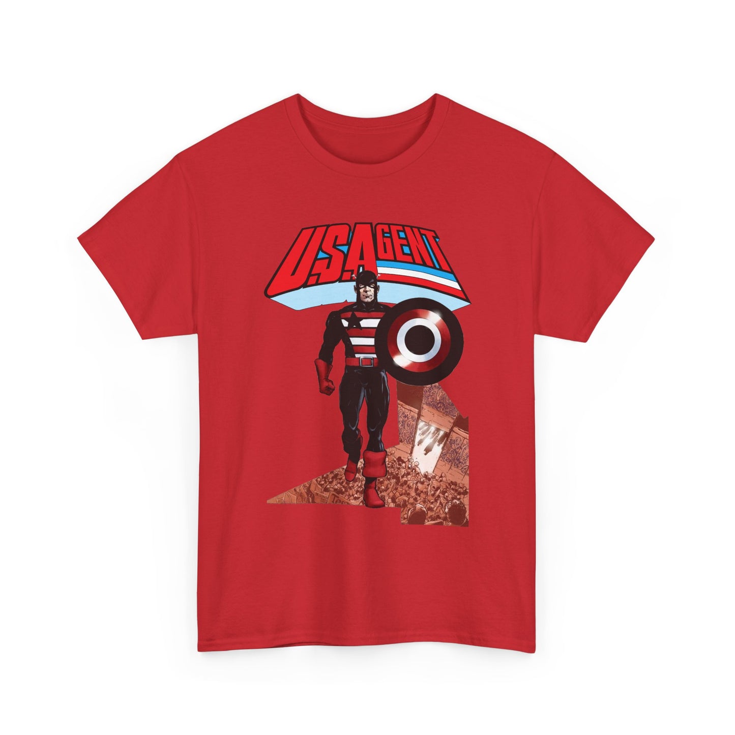 US Agent T-Shirt - Phil Jimenez Art - John Walker - Captain America Character - Marvel Comics