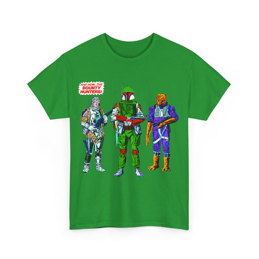 Boba Fett, Bossk, Dengar T-Shirt - Star Wars Bounty Hunters from Empire Strikes Back - Marvel Comics 1980s Art - Alternate Colors