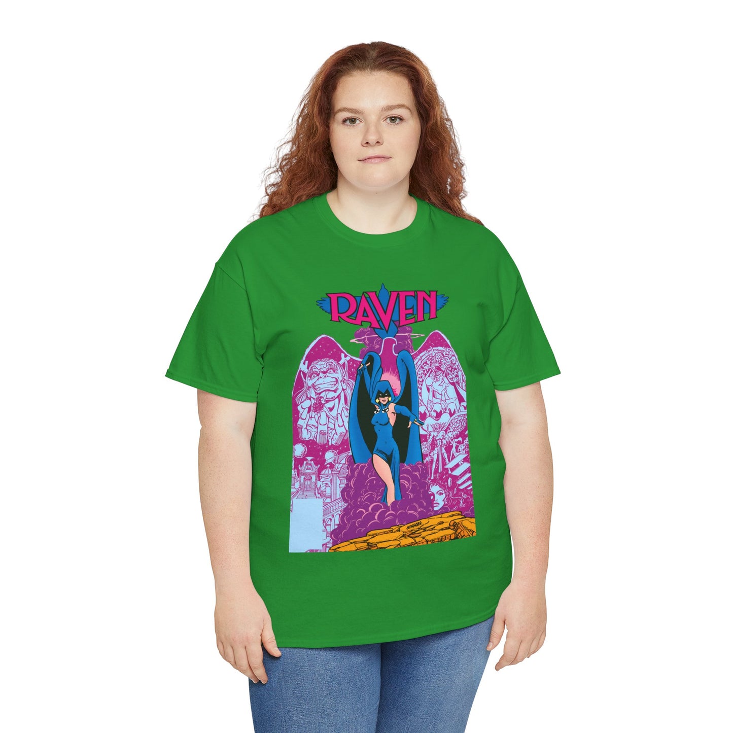 Raven T-Shirt - George Perez Art - New Teen Titans - Trigon, Azarath - DC Comics