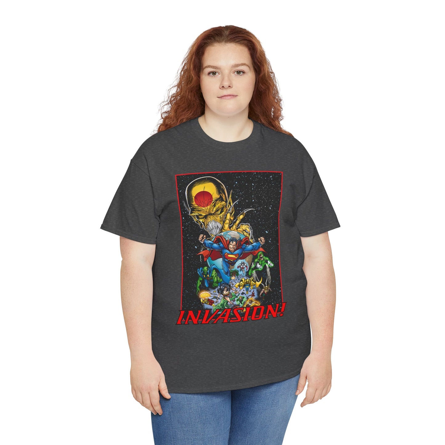 Invasion T-Shirt - Bart Sears Art - DC Comics