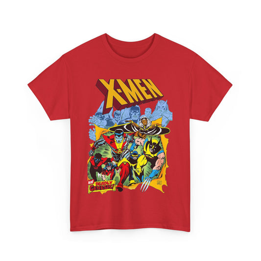 Giant-Sized X-Men T-Shirt - Dave Cockrum Art - Wolverine, Storm, Colossus, Cyclops, Nightcrawler, Thunderbird - New Chris Claremont Era - Marvel Comics