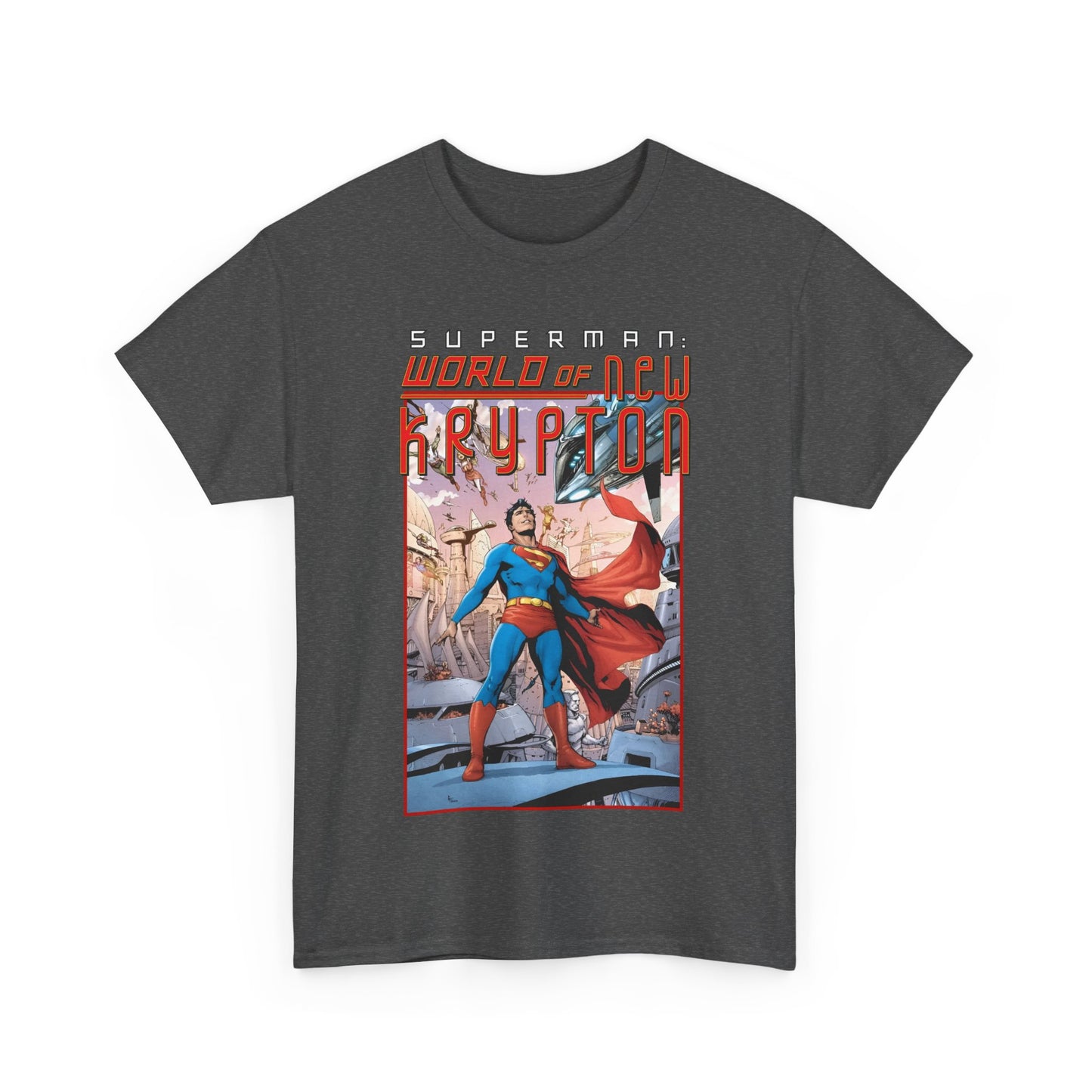 Superman World of New Krypton T-Shirt - Gary Frank Art - Popular DC Comics Storyline - Kal-El