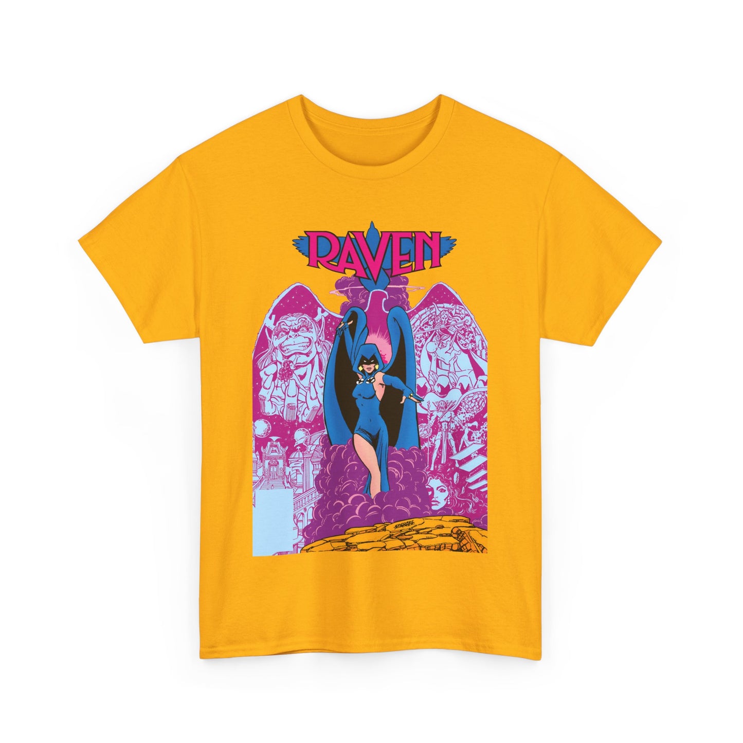 Raven T-Shirt - George Perez Art - New Teen Titans - Trigon, Azarath - DC Comics