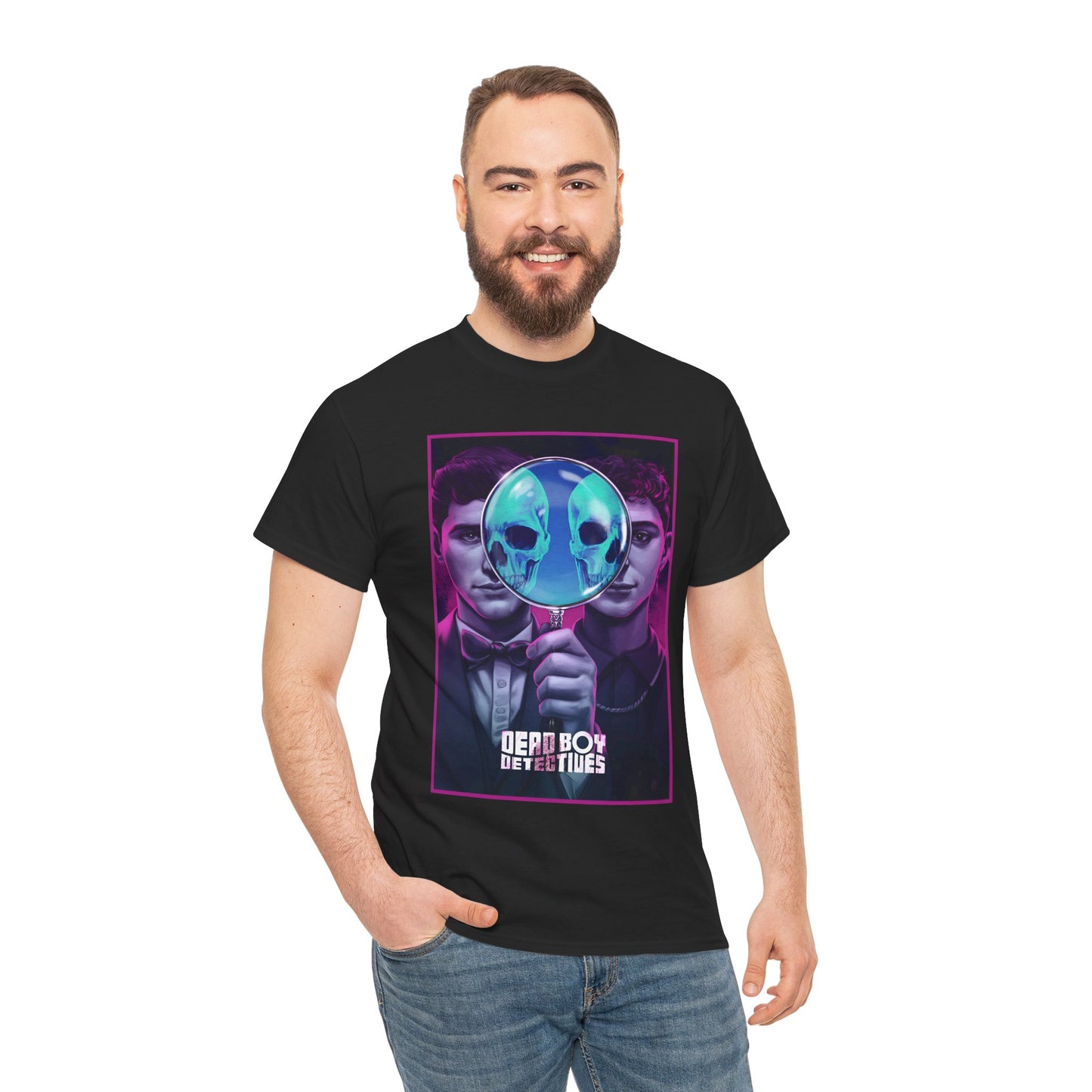 Deadboy Detectives T-Shirt - Sandman Spin-Off, Vertigo Comics - Netflix Series - George Rexstrew & Jayden Revri