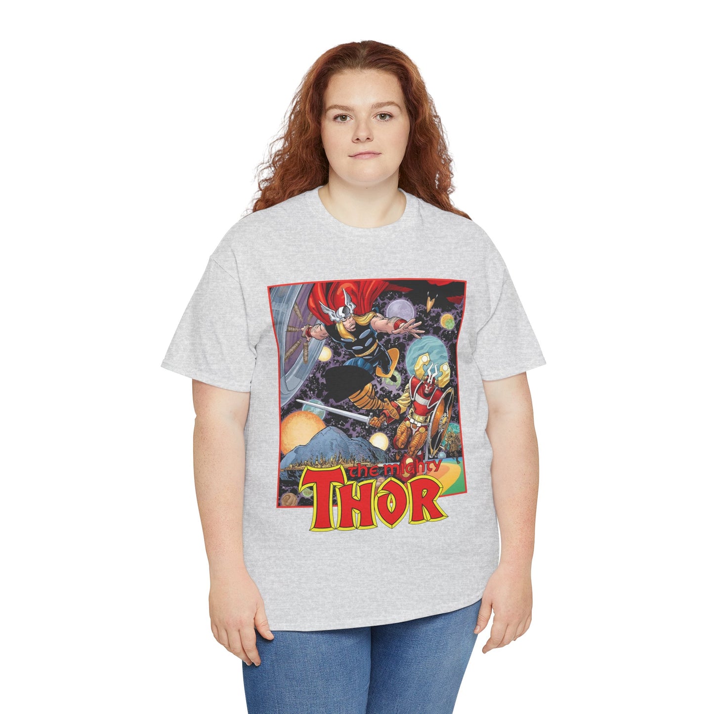Mighty Thor T-Shirt - Walt Simonson Art - Odin, Asgard - 1980s Series - Marvel Comics