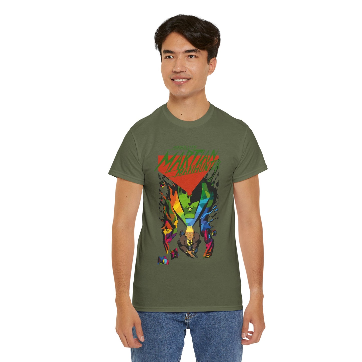 Absolute Martian Manhunter T-Shirt - Javier Rodríguez Art - DC Comics All-In - John Jones, FBI Agent - Deniz Camp Series