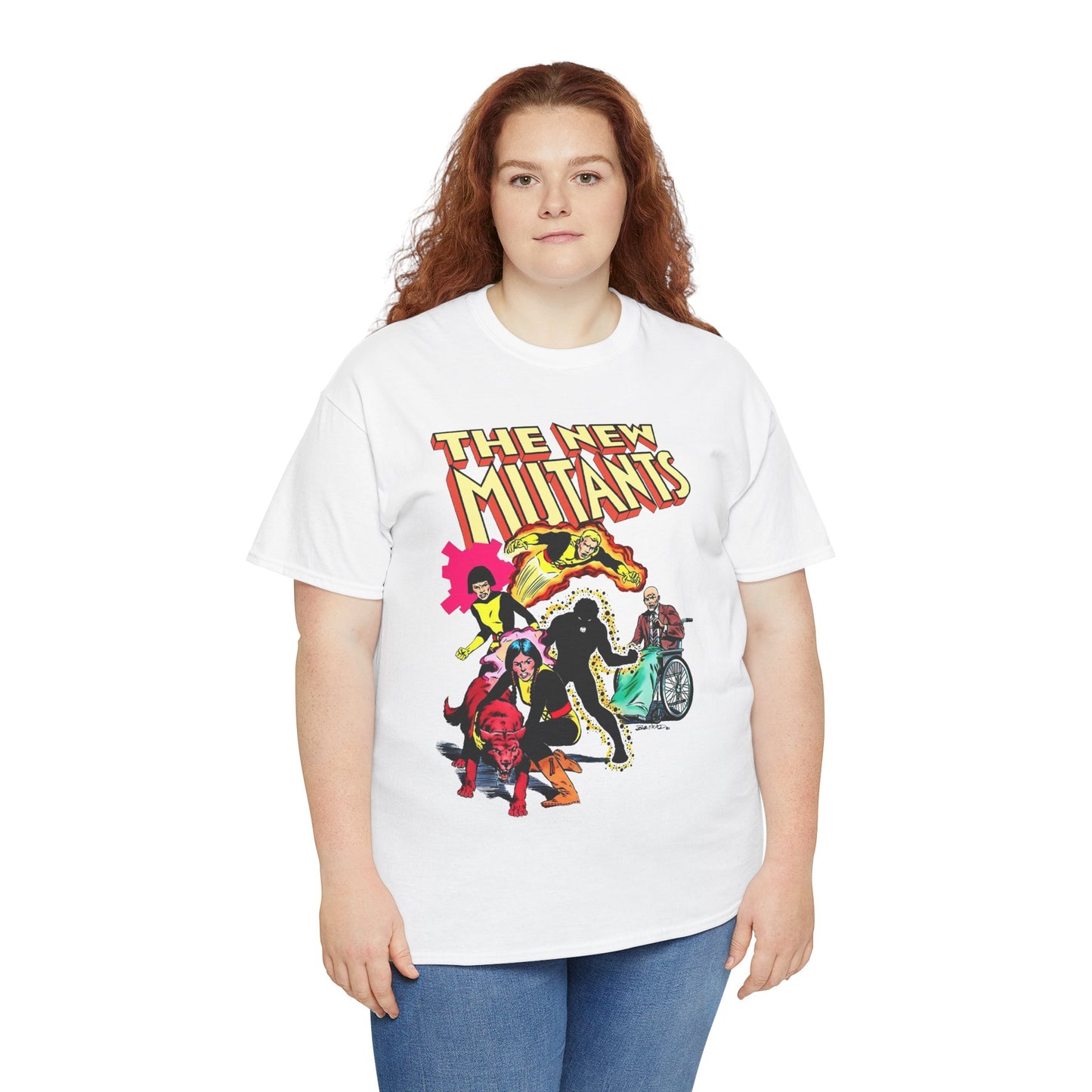 New Mutants T-Shirt - Sunspot, Cannonball, Mirage, Karma, Danni Moonstar - X-Men Characters - Marvel Comics - Mutant Students - Professor X