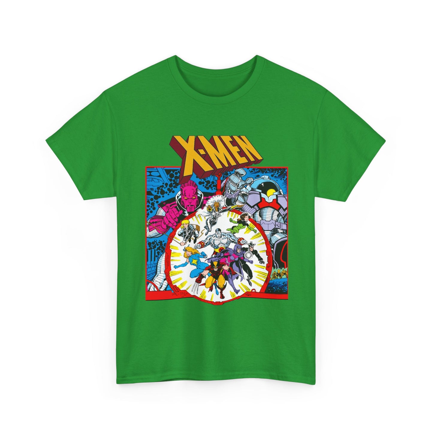 Uncanny X-Men T-Shirt - Arthur Adams Art - Wolverine, Havok, Rogue, Colossus, Psylocke, Longshot, Storm, Dazzler - High Evolutionary - Marvel Comics