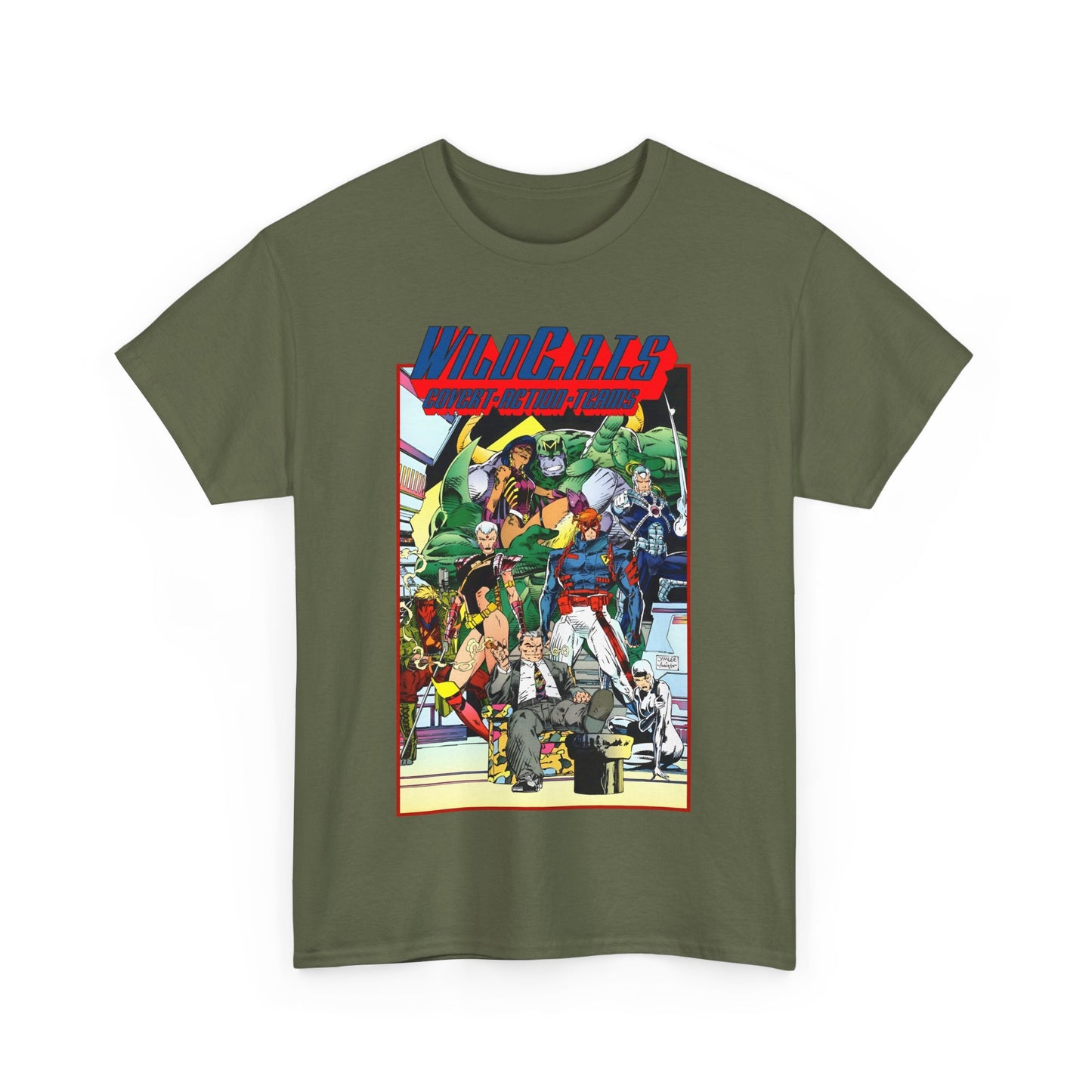 Wildcats Shirt - Jim Lee Art - Warblade, Maul, Voodoo, Grifter, Zealot, Emp, Void - Image Comics/Wildstorm/DC Comics