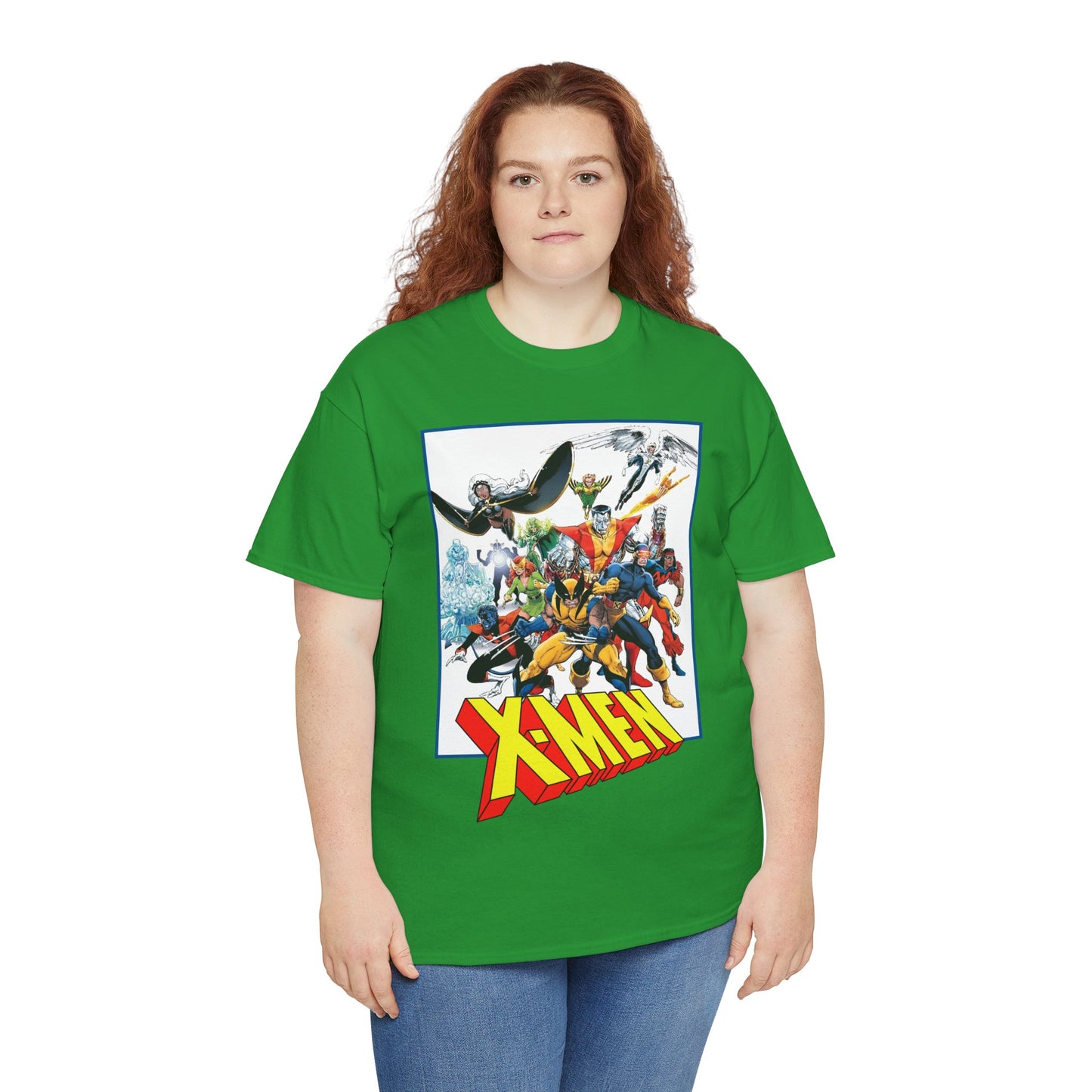 X-Men T-Shirt - Classic Arthur Adams Art - Marvel Comics - Wolverine, Colossus, Storm, Cyclops, Nightcrawler, Iceman