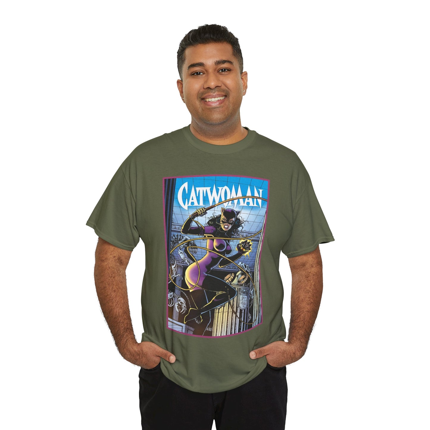 Catwoman T-Shirt - Jim Balent 1990s Art - Selina Kyle - Batman Character, Ally - Gotham City - DC Comics