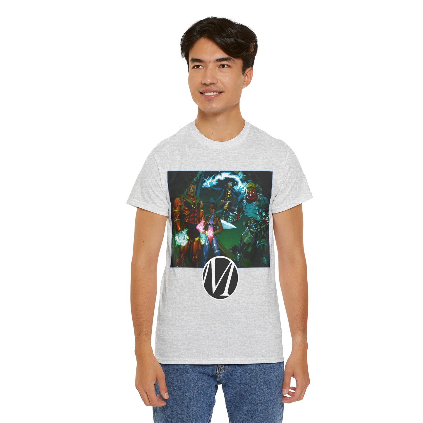 Milestone Comics Heroes T-Shirt - Static, Icon, Rocket, Hardware - Dakota - DC Comics, Milestone Media