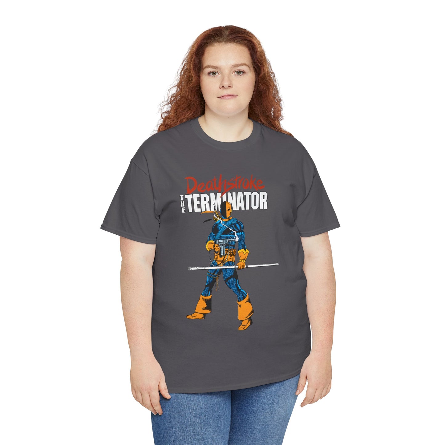 Deathstroke T-Shirt - George Perez Art - New Teen Titans Foe & Mercenary - Slade Wilson, Father of Jericho and Ravager - DC Comics - The Terminator
