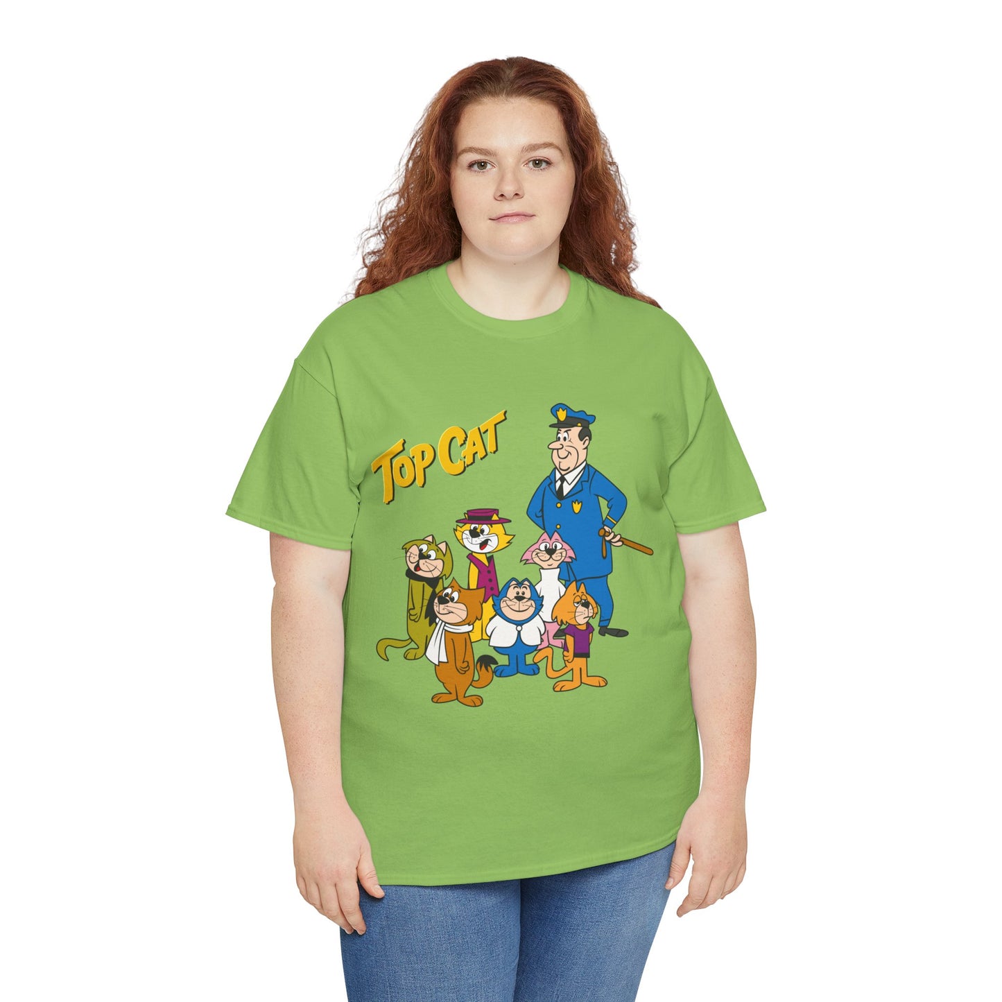 Top Cat & His Gang T-Shirt - Popular Hanna-Barbera 1960s TV Cartoon - Brain, Spook, Benny the Ball